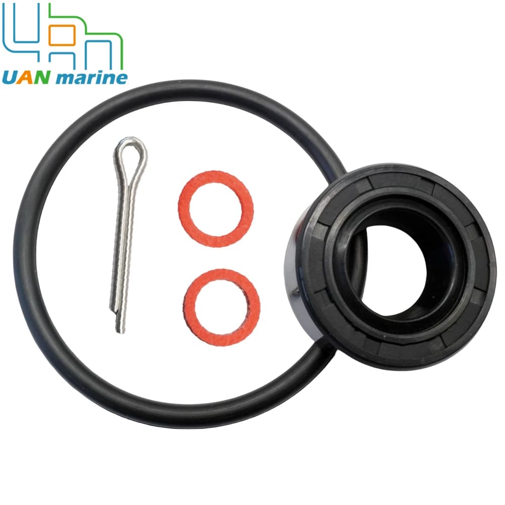 369601110 345650150 Outboard Lower Unit Gearcase Seal Kits W/Nut Cotter Pin For Tohatsu 4HP 5HP 8HP 9.8HP 9515030318 332600061