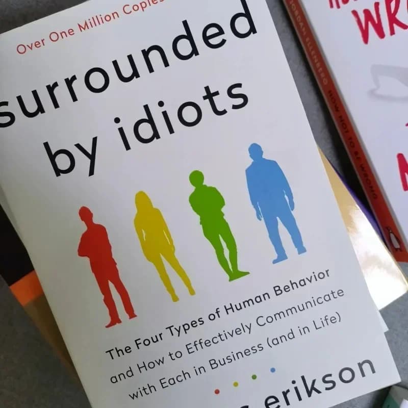 Surrounded By Idiots 인간 행동 4가지 유형 토마스 에릭손 영어 원서