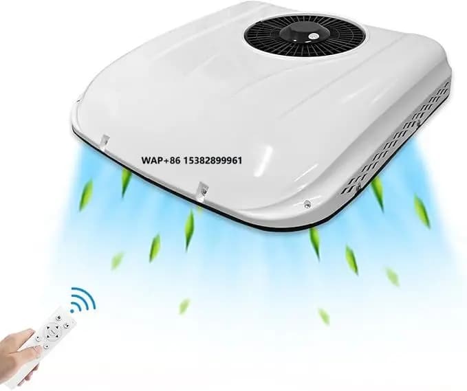 Sinmanta DC 12V/24V 1800-2200W 휴대용 루프 에어컨 트럭 RV 캠핑카용