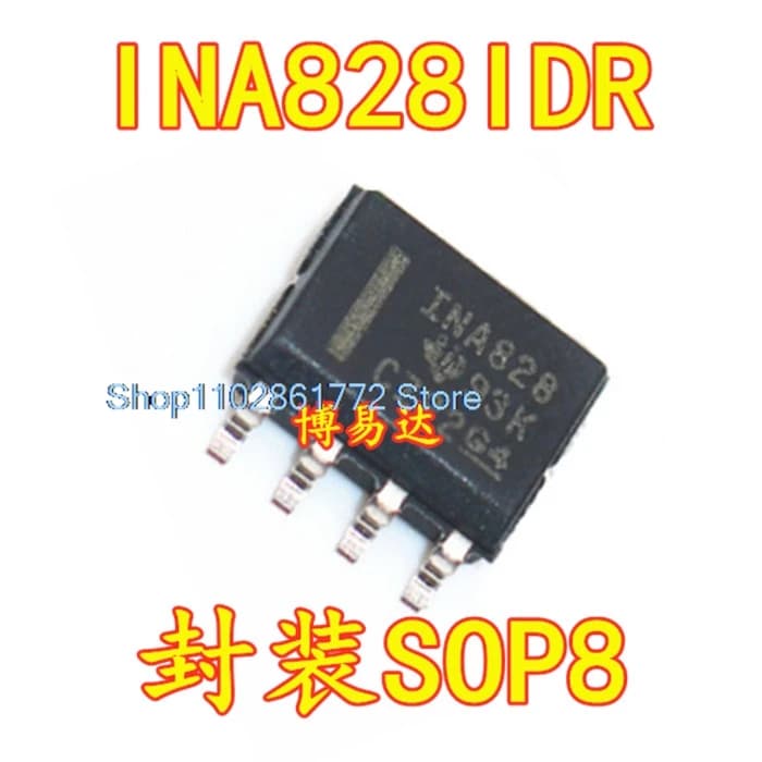 INA828IDR INA828 SOP8 계측 증폭기 IC