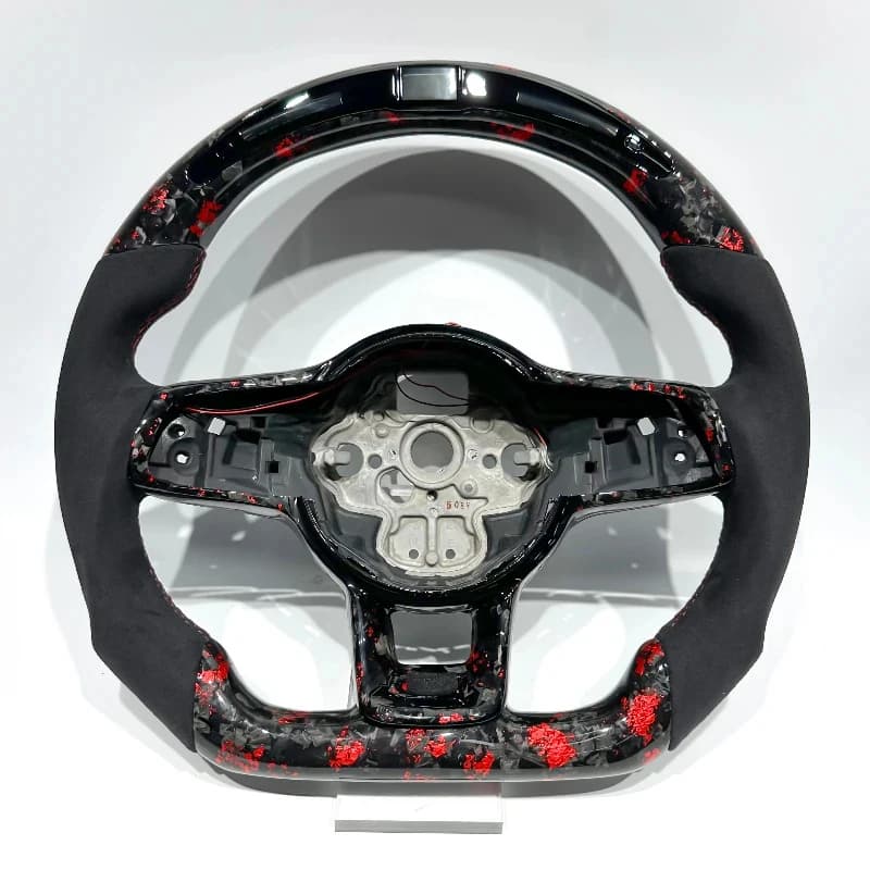 Factory Customization for MK7 Mk6 Old Model Upgrade Forged Carbon Fiber Car Steering Wheel
