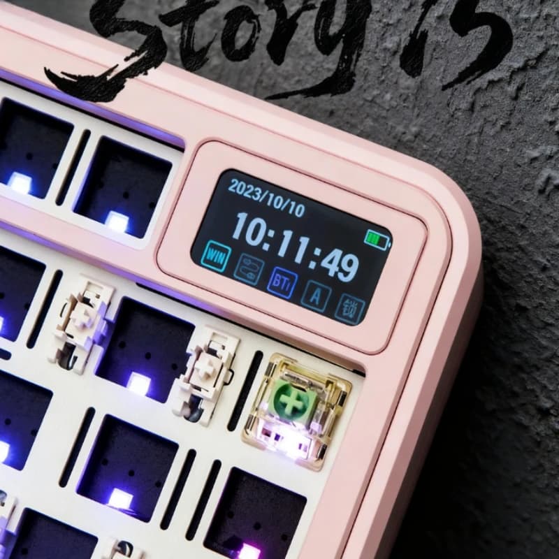 Story75 기계식 키보드 알루미늄 가스켓 RGB DIY 키트