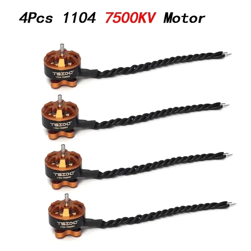 YSIDO 1104 브러시리스 모터 RC 드론 FPV 레이싱용 (7500KV/8600KV)