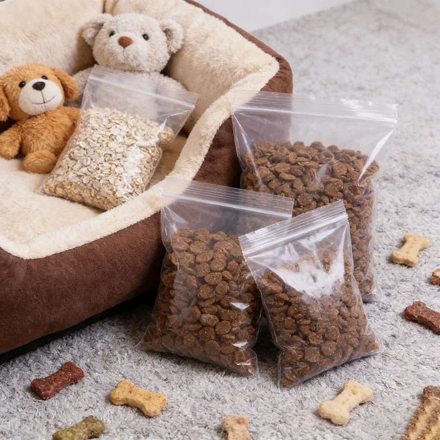 Reusable Clear Plastic Zipper Bags – Resealable Storage Bags for Gifts, Snacks, Jewelry, and Small Items