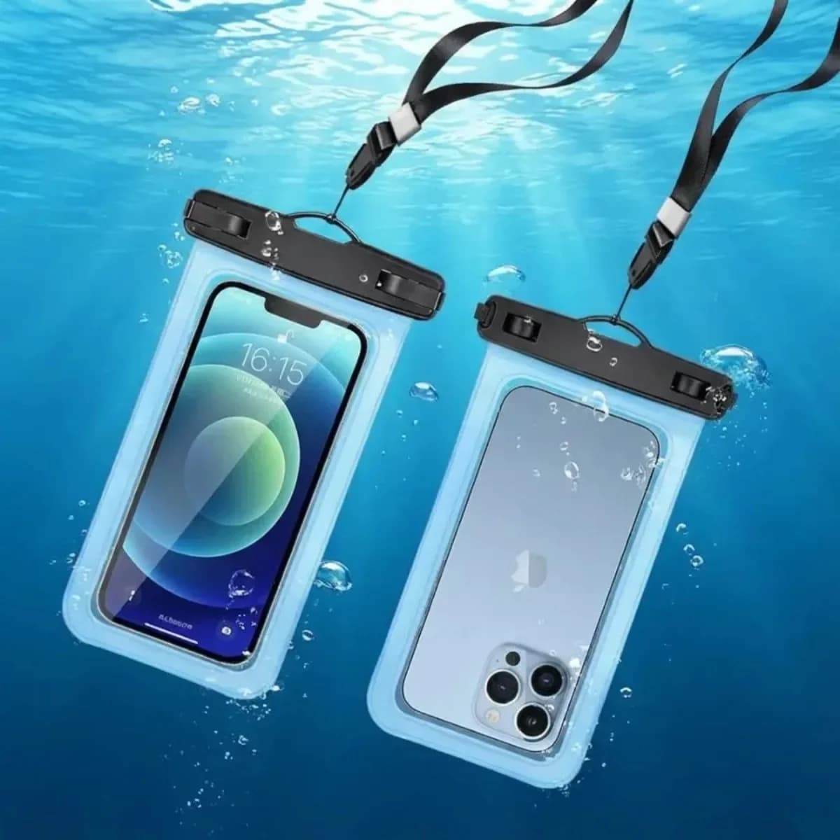 2PCS Waterproof Phone Pouch Sealed Dry Bag | High-Density Sealing | Sandproof Dustproof | Ideal for Beach Swimming Water Sports