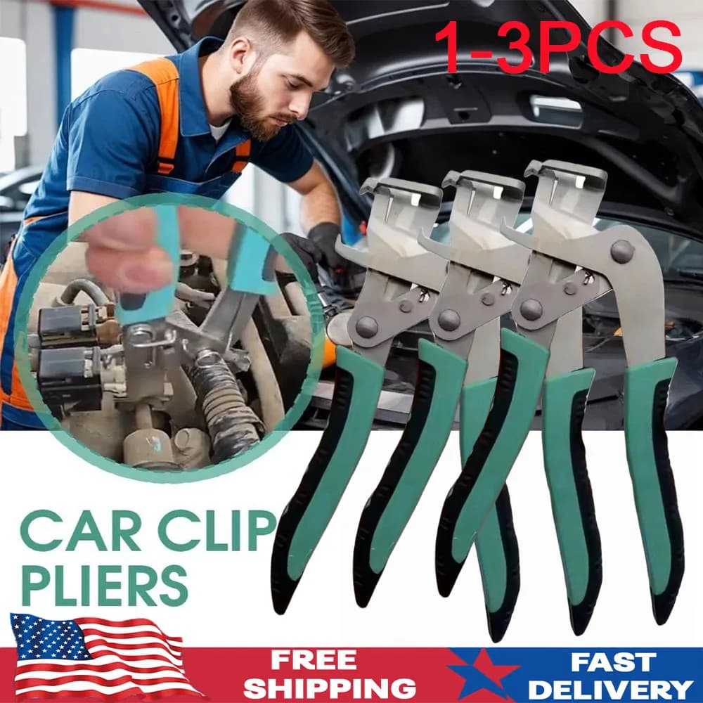 1-3PCS Car Clip Pliers And Disassembly Tools, Automotive Snap Pliers, Clip Remover Tool automotive tools