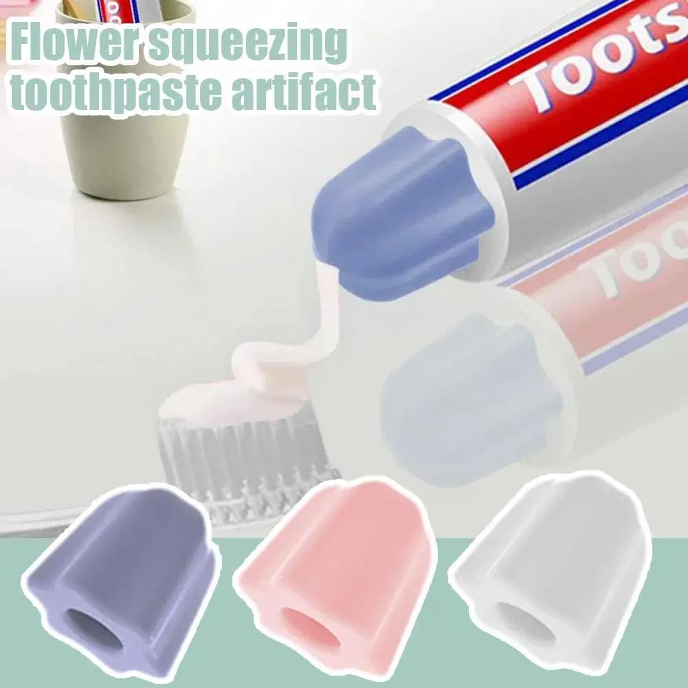 1pcs Silicone Toothpaste Cap Self-sealing Toothpaste Pump Dispenser Paste Bathroom Supplies Saver Tooth Toothpaste Squeezer