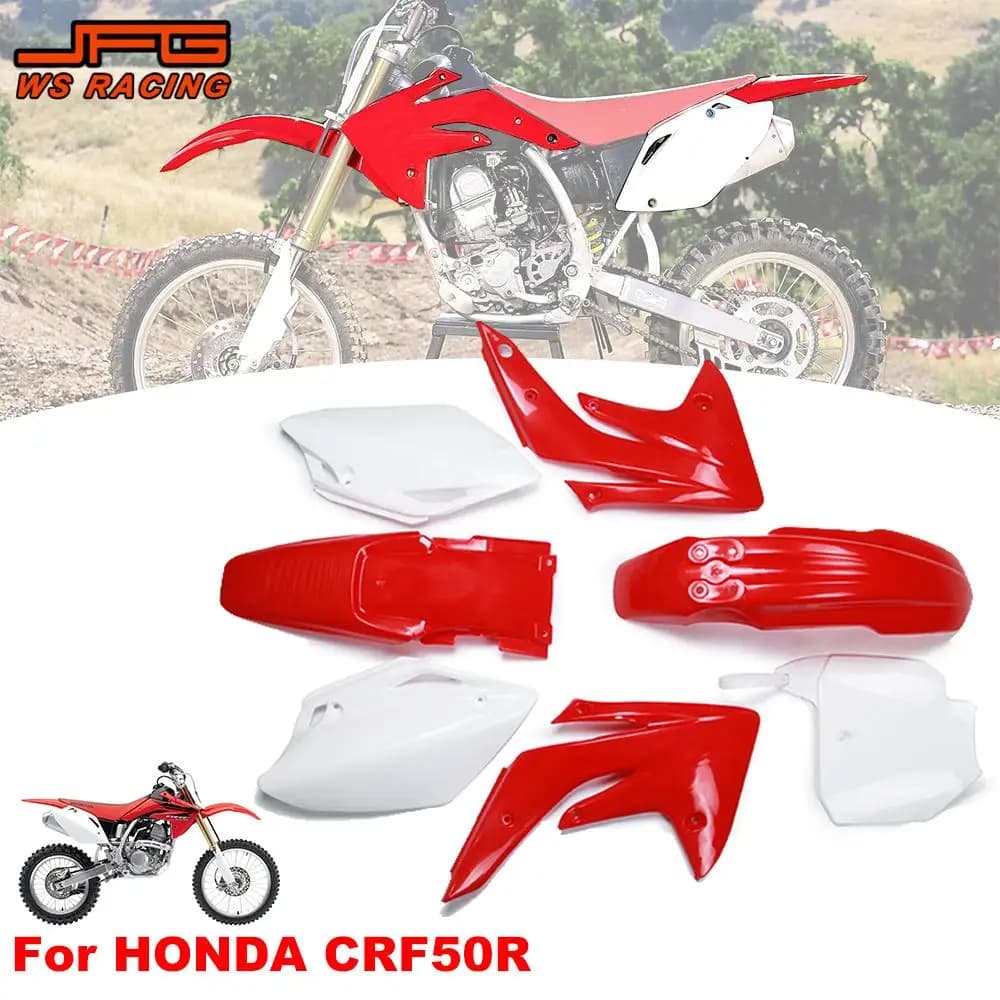 혼다 CRF150R 2007-2013 오토바이 카울 앞뒤 펜더 외장 키트