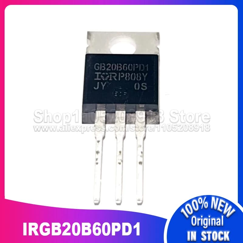 IRGB20B60PD1 GB20B60PD1 TO-220 신품 10~50개
