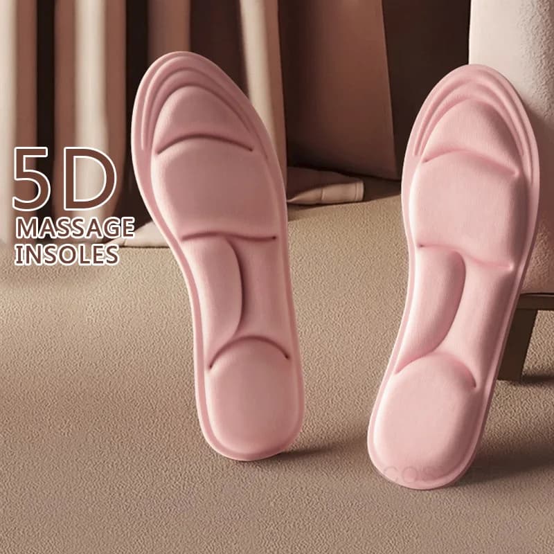 신발 용 5D 마사지 메모리 폼 안창 발 통기성 쿠션 스포츠 러닝 안창 발 정형 안창
