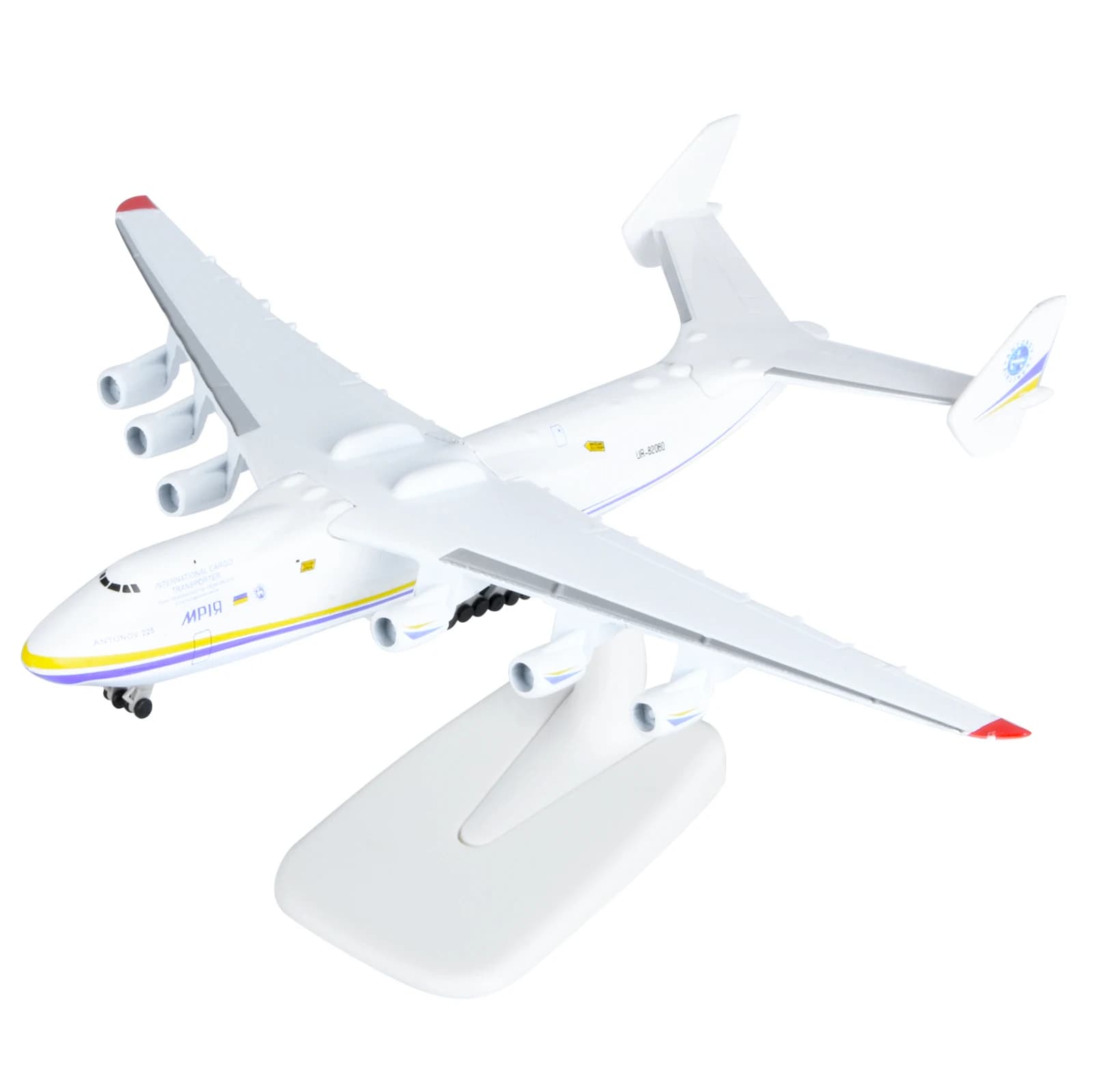 1/400 스케일 An-225 므리야 수송기 합금 다이캐스트 비행기 모델
