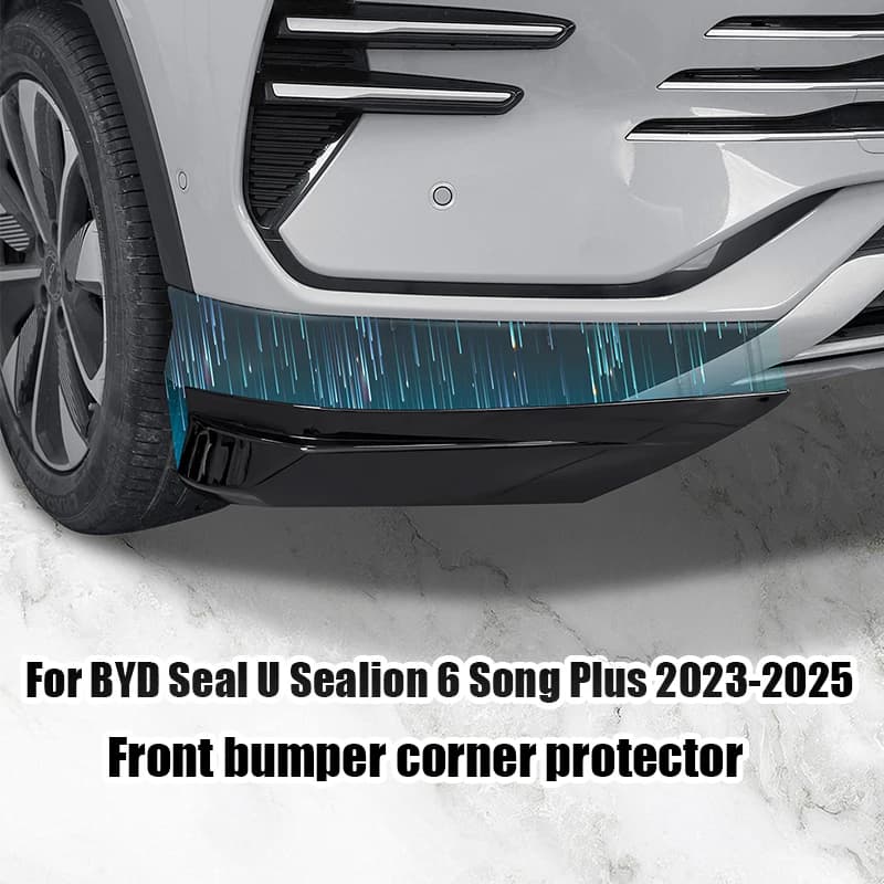 For BYD Seal U Sealion 6 Song Plus 2023 2024 2025 Car front bumper corner ABS material exterior modification part