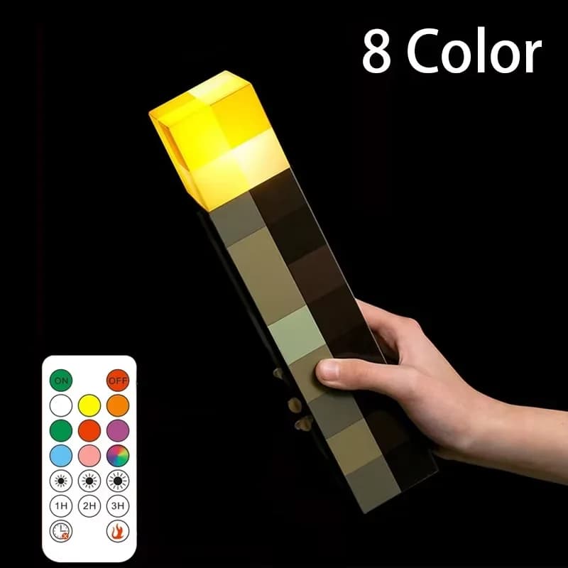 11.5인치 토치 LED 무드등 USB 충전 테이블 램프
