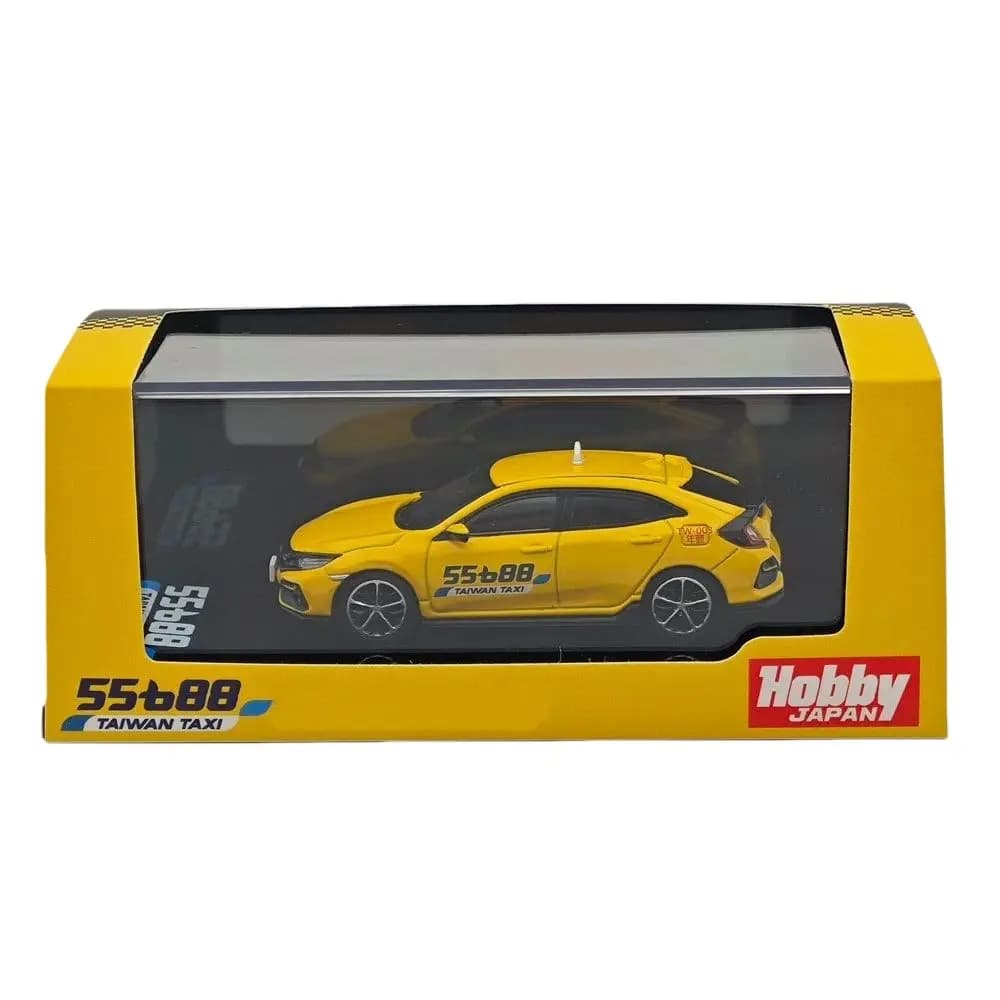Hobby HJ64 1/64 FK7 해치백 스포츠 택시 다이캐스트 미니카 모델 옐로우