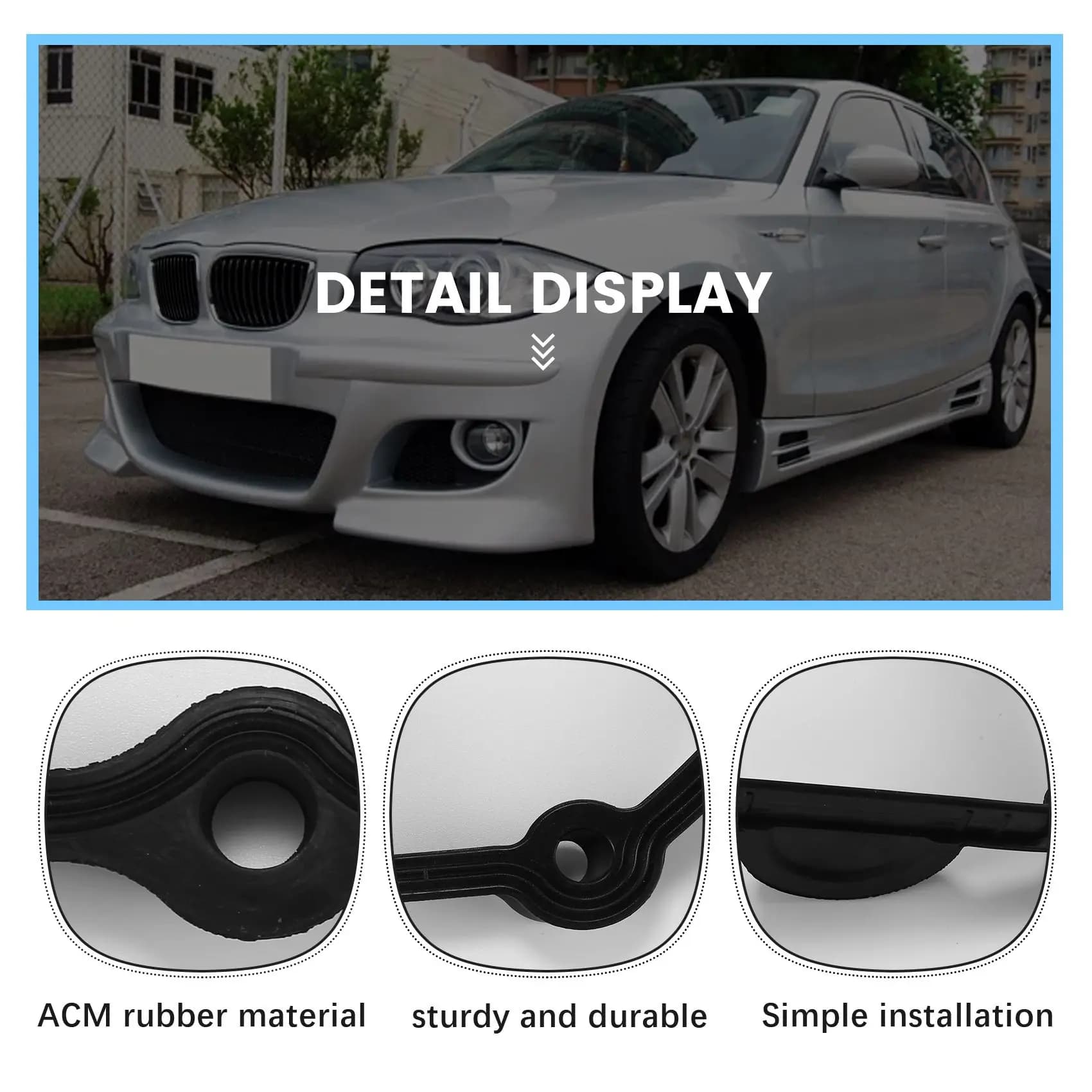 밸브커버 가스켓 세트 BMW E87 120i E46 318i E90 320i X3 N46 N42 11120032224