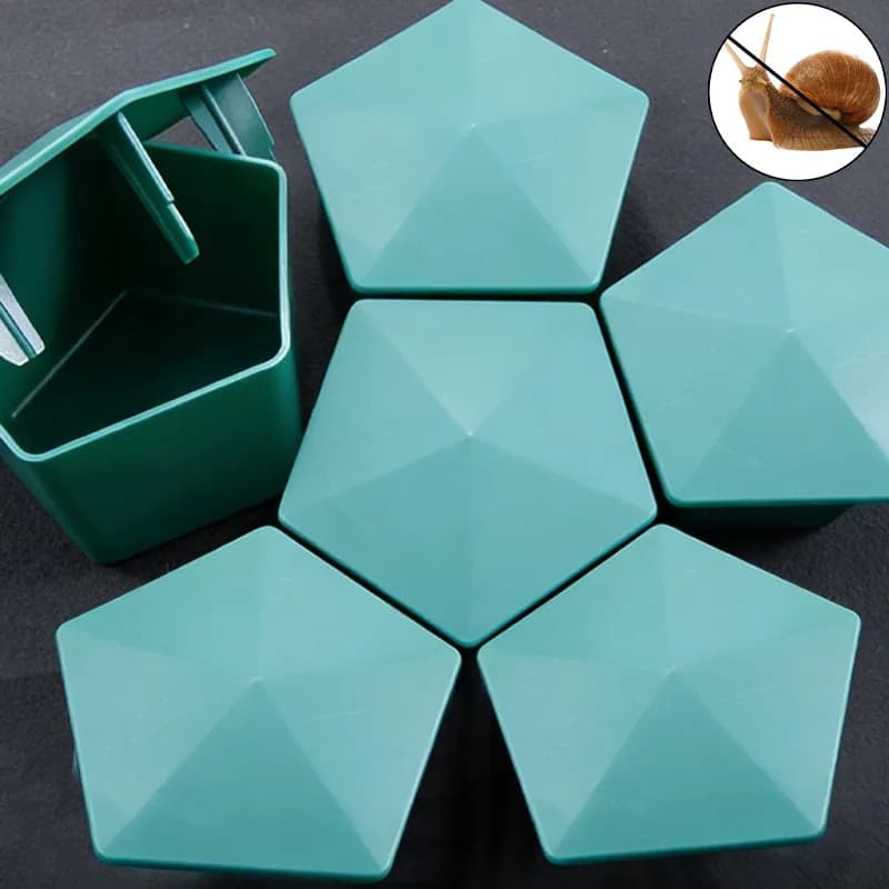 5-1Pcs Garden Slug Trap Plastic Snail Catcher Reusable Pests Bait Station Farm Protector for Vegetables Flowers Accessories