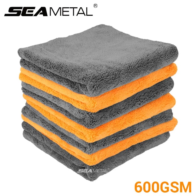 SEAMETAL 40x40 극세사 세차 타월 디테일링 건조 수건