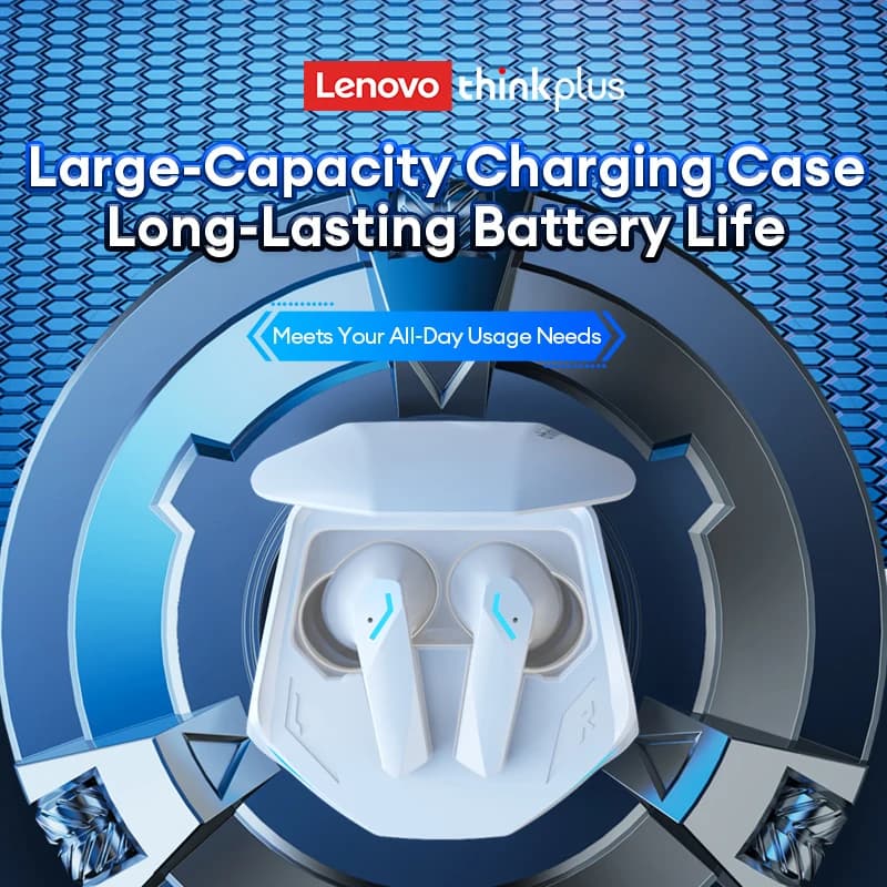 Lenovo GM2 Pro TWS 무선 HIFI 스테레오 헤드셋 낮은 대기 시간 헤드폰 게임용 음악 듀얼 모드 이어 버드 음악 스포츠 헤드셋