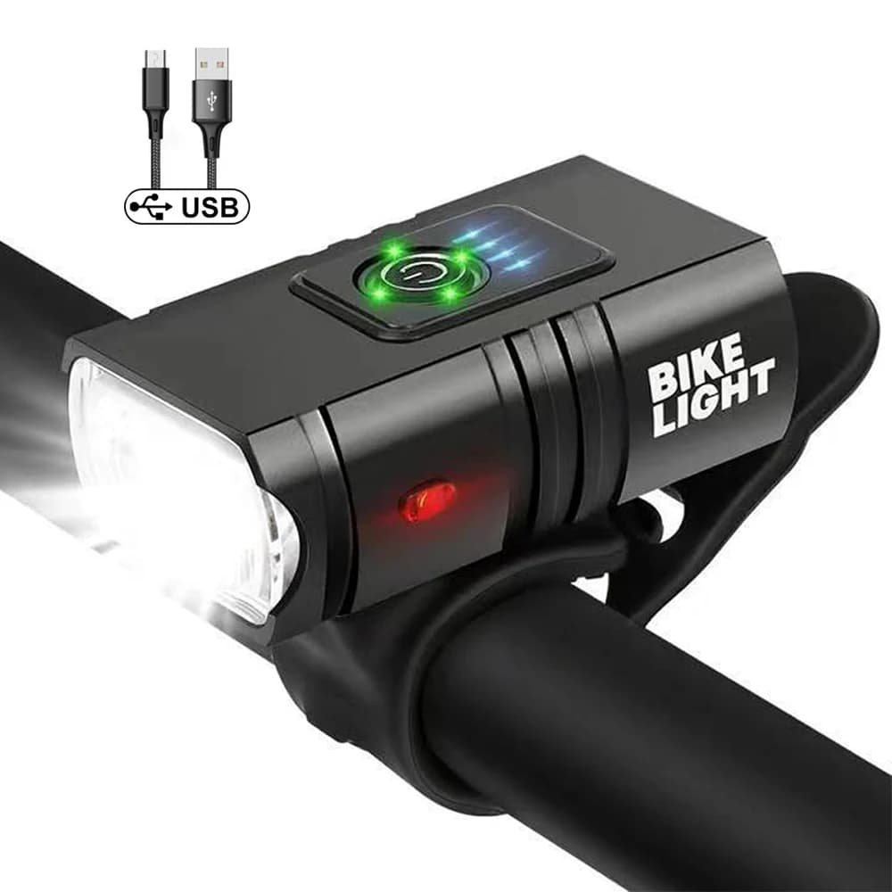 자전거 헤드라이트 라이트 T6 LED 타입 C 충전식 자전거 라이트 6가지 모드 MTB 손전등 자전거 플래시 라이트 사이클링 액세서리