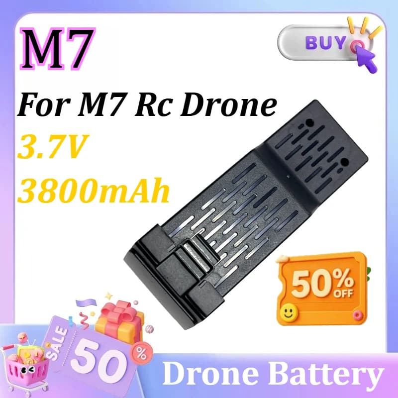M7 드론 배터리 3.7V 3800mAh 리포 부품
