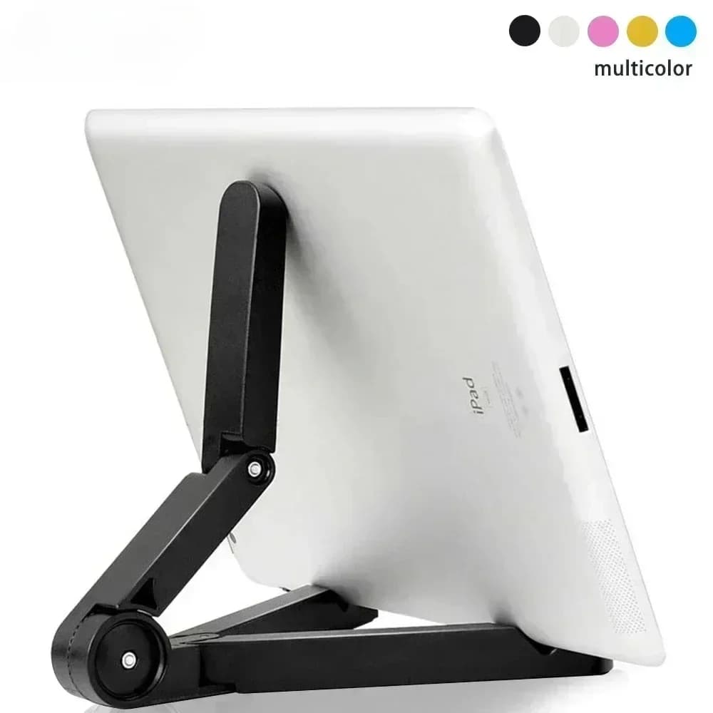 다기능 접이식 태블릿 스탠드 홀더 iPad Air/Pro 용 범용 Samsung Xiaomi Huawei 태블릿 및 전화 조정 가능한 각도