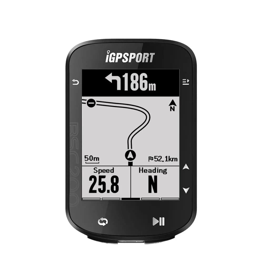 IGPSPORT GPS 자전거 컴퓨터 사이클링 주행 거리계, 무선 속도계, 경로 탐색 ANT + 블루투스 5.0 액세서리, BSC200