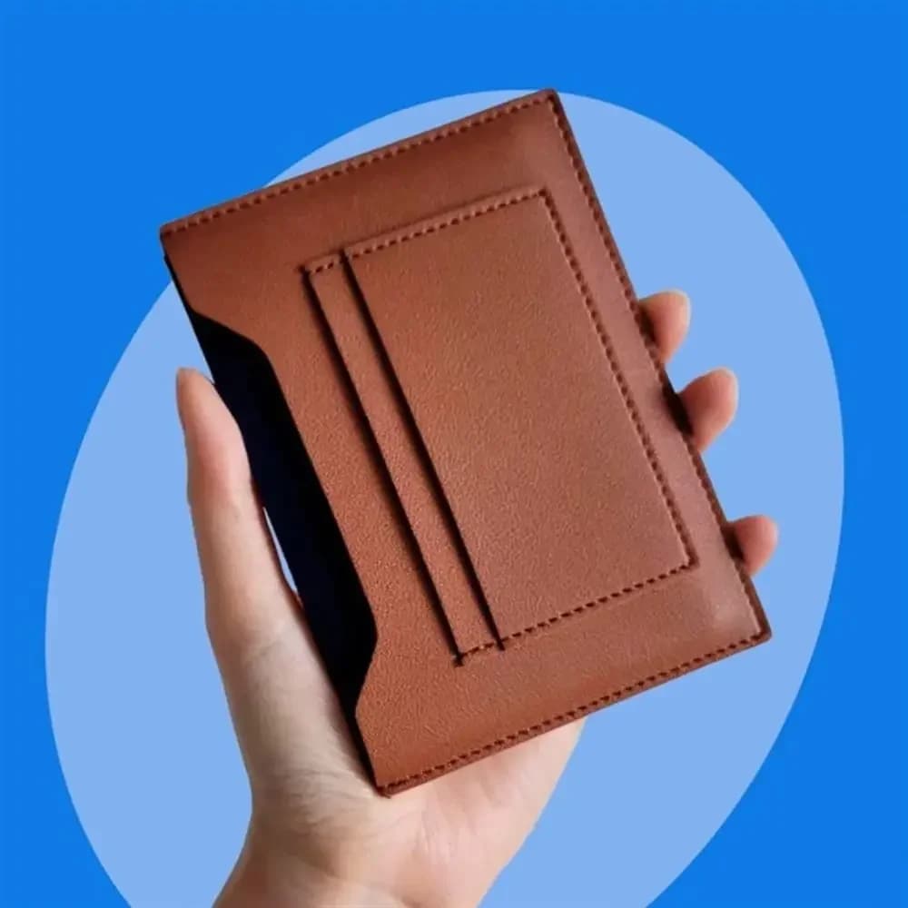 RFID 차단 여권 케이스 PU 가죽 방수 여행 지갑