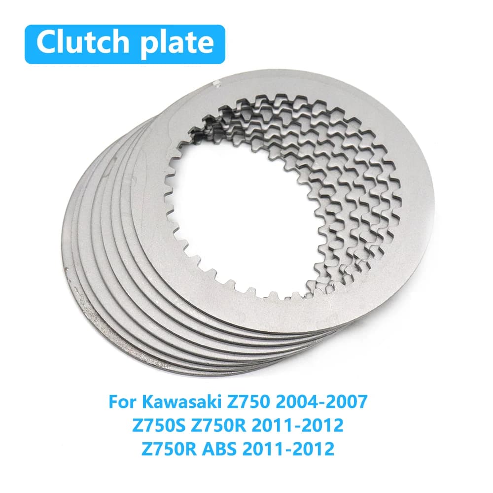 For Kawasaki Z750 Z750S Z750R ABS Z 750 S R ABS 2004-2009 2010 2011 2012 Motorcycle Clutch Friction Disc Steel Plate Kit