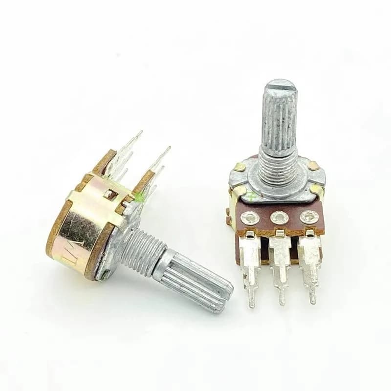 10pcs for WL 16 Type B50K 6-pin Dual Gang Computer Speaker Amplifier Audio High and Low Frequency Volume Potentiometer Long Legs
