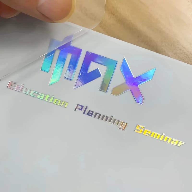 맞춤 3D 홀로그램 스티커 100매 레이저 방수 UV DTF 로고 라벨