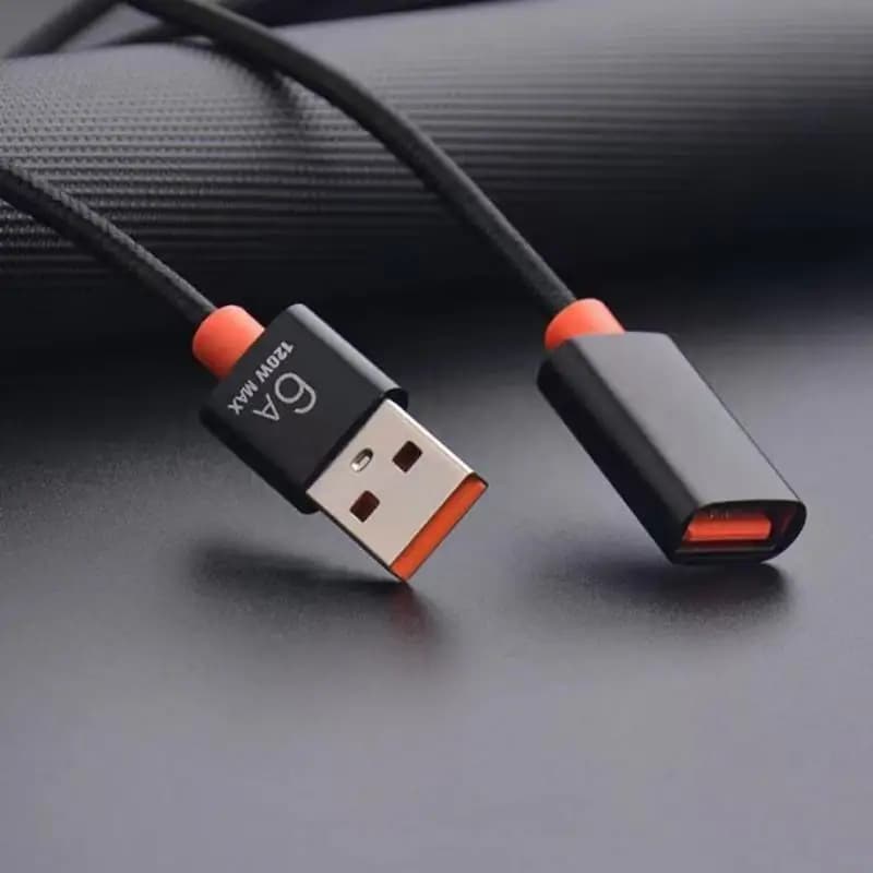 120W 차량용 USB 3.0 데이터 케이블 0.3m 연장 케이블
