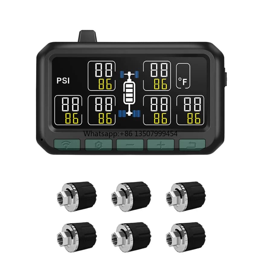 Cross-border Exclusive Smart Wireless Tire Pressure Monitoring System for 6-Wheel Trucks and Buses