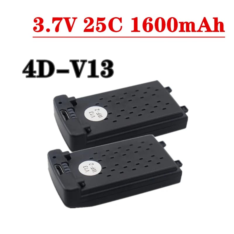 4DRC V13 리포 배터리 3.7V 1600mAh 드론 부품