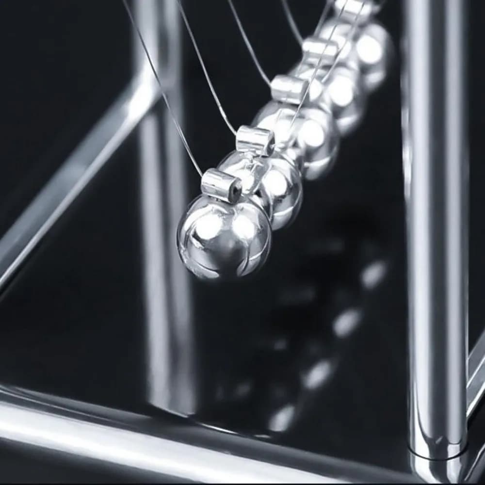 뉴턴의 요람 균형 스틸 볼 교육용품 물리 과학 진자 탁상 장난감 스트레스 해소 선물 홈 데코레이션