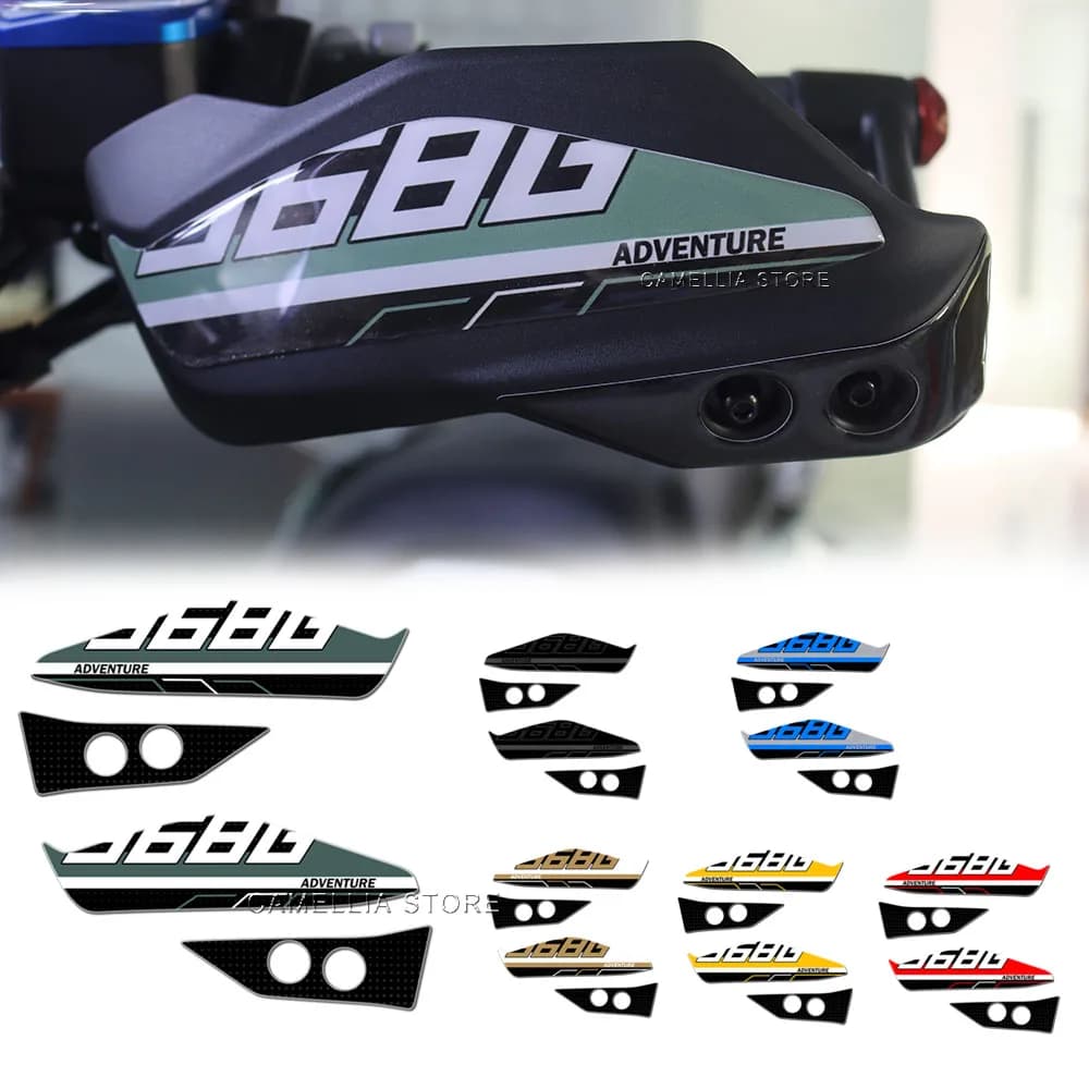 Zontes 368G 2025 오토바이 핸드가드 3D 에폭시 스티커