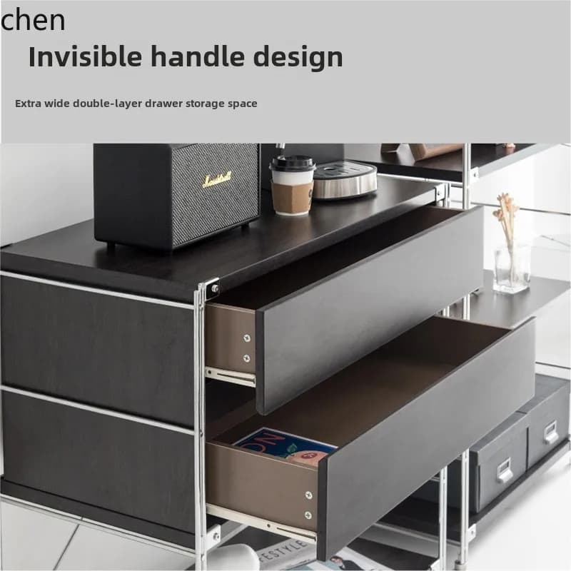 Liangpin TV cabinet simple living room floor low storage wall combination cabinet