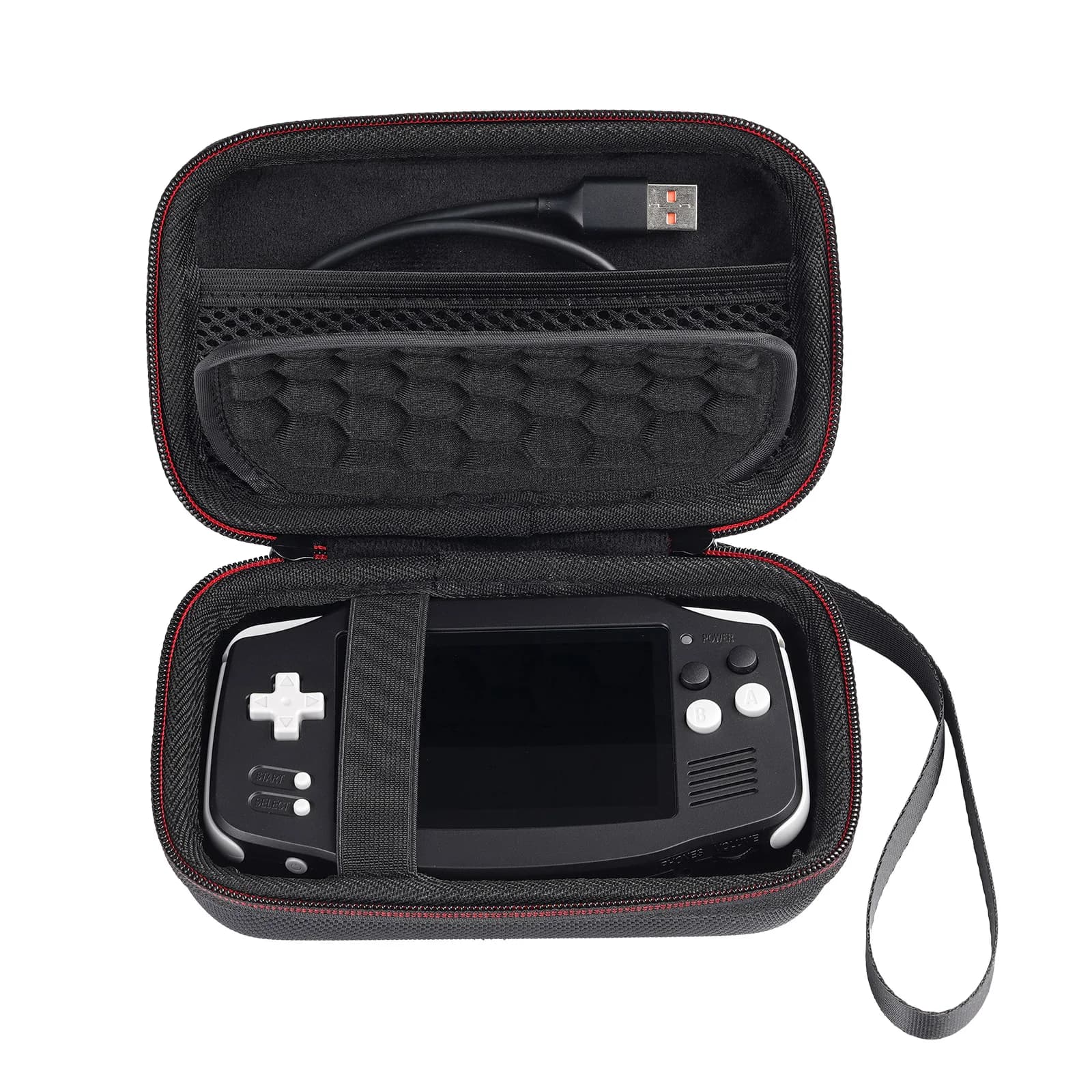 게임 보이 컬러/게임 보이 어드밴스/GBA/GBC/ANBERNIC RG34XX 용 보호 보관 가방 전자 가제트 케이블 파우치