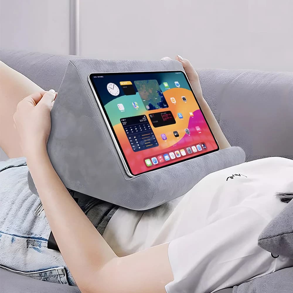IPad 용 스폰지 베개 태블릿 홀더 Samsung Huawei Xiaomi 태블릿 홀더 휴대 전화 지원 베개 멀티 앵글 독서 스탠드