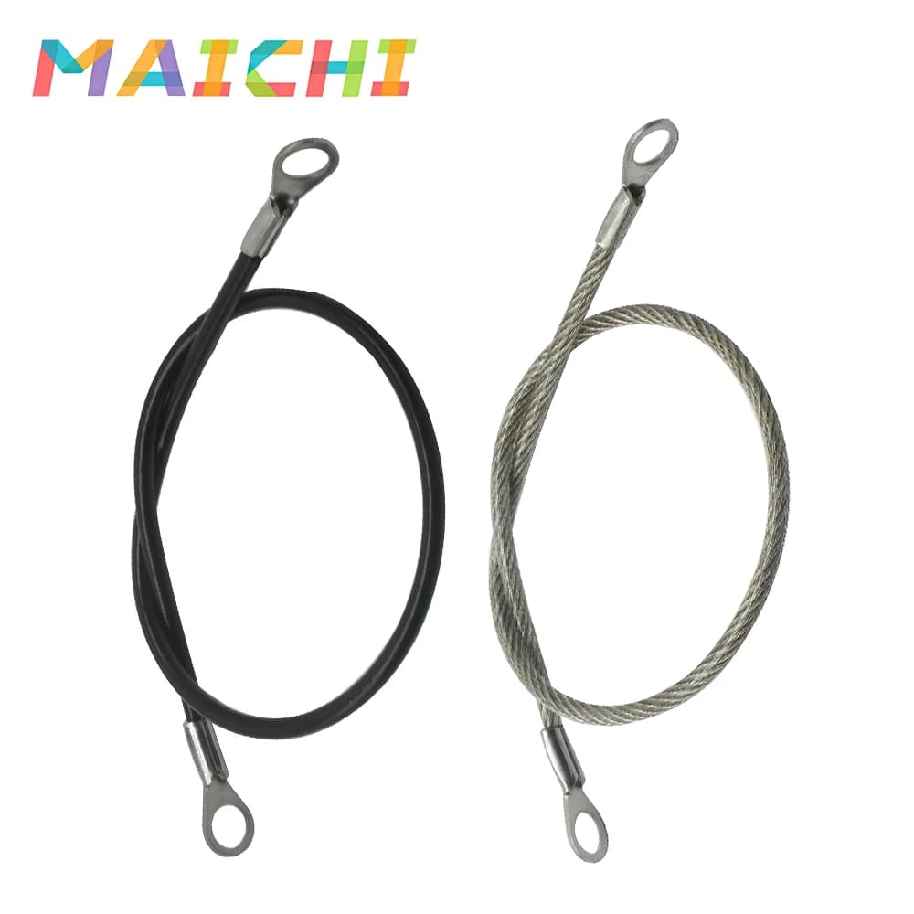 1.5-3mm PVC 코팅 스테인리스 와이어 로프 잠금 체인 4개