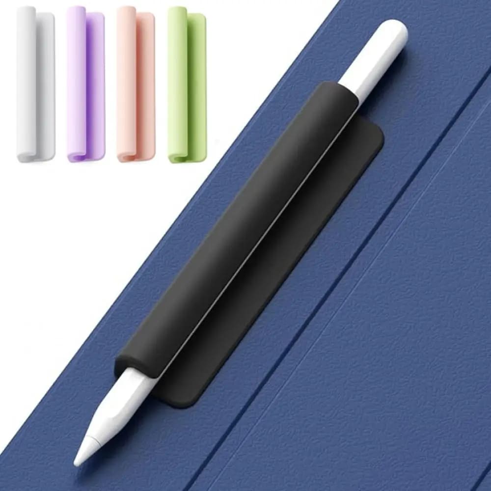 Silicone Pencil Holder Self-Adhesive Anti-loss Protective Sleeve Flexible Multifunctional for Pencil 1st/2nd Generation