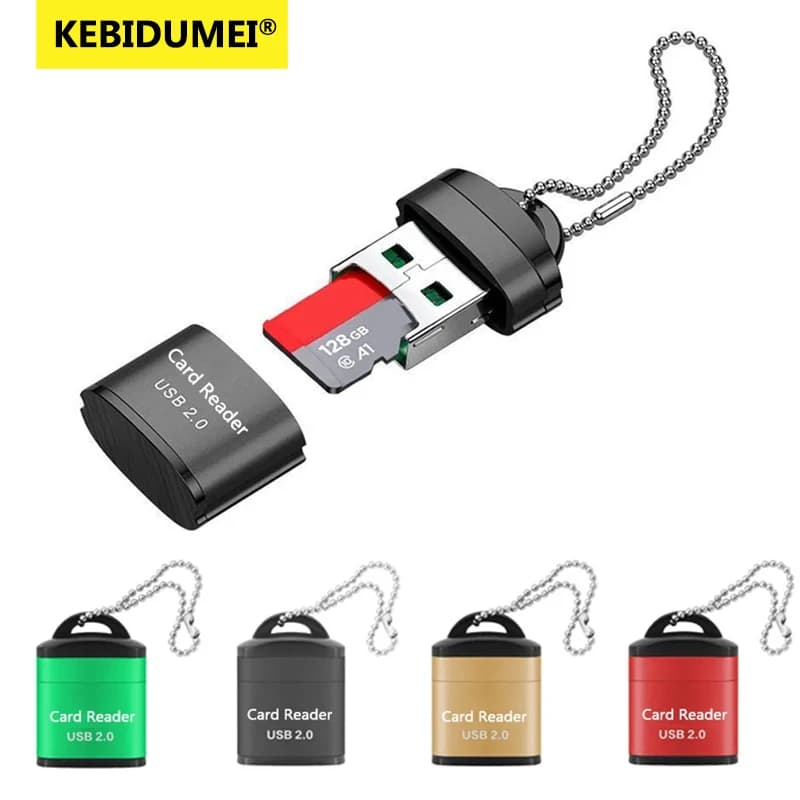 미니 USB 2.0 SD/TF 메모리 카드 리더기