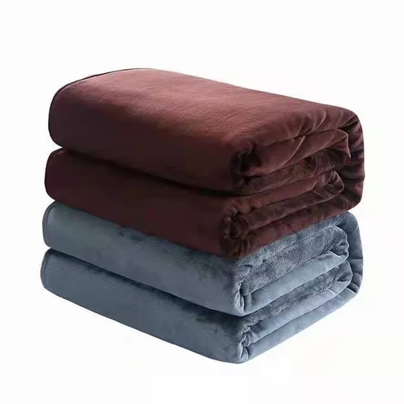 침대 용 산호 양털 플란넬 담요 230gsm 솔리드 컬러 부드럽고 따뜻한 밍크 던지기 얇은 침대보 소파 커버 가짜 모피 격자 무늬 담요