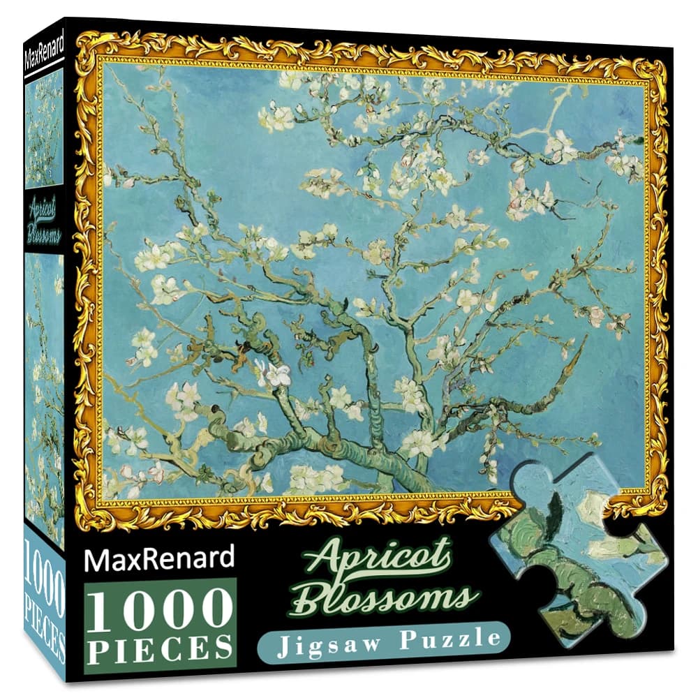 MaxRenard 1000피스 직소퍼즐 고흐 아몬드꽃
