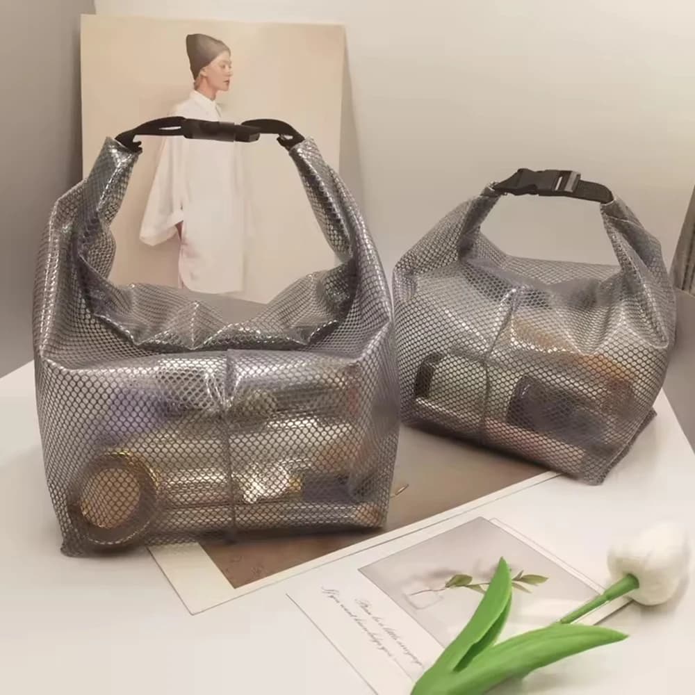 1/2개 대용량 방수 휴대용 화장품 가방