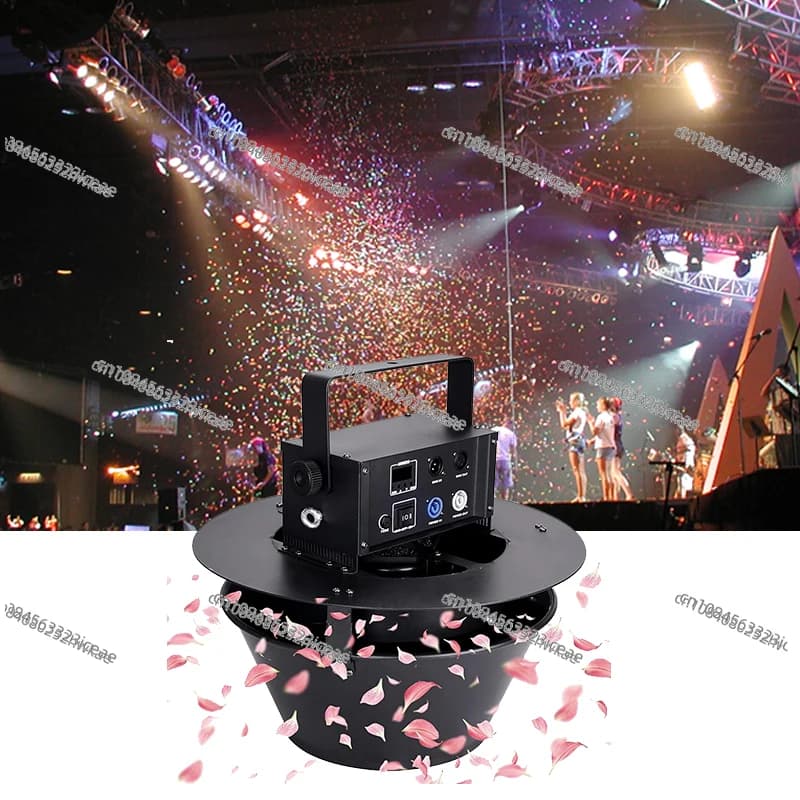 스월 컨페티 머신 무대 효과 DMX 리모컨