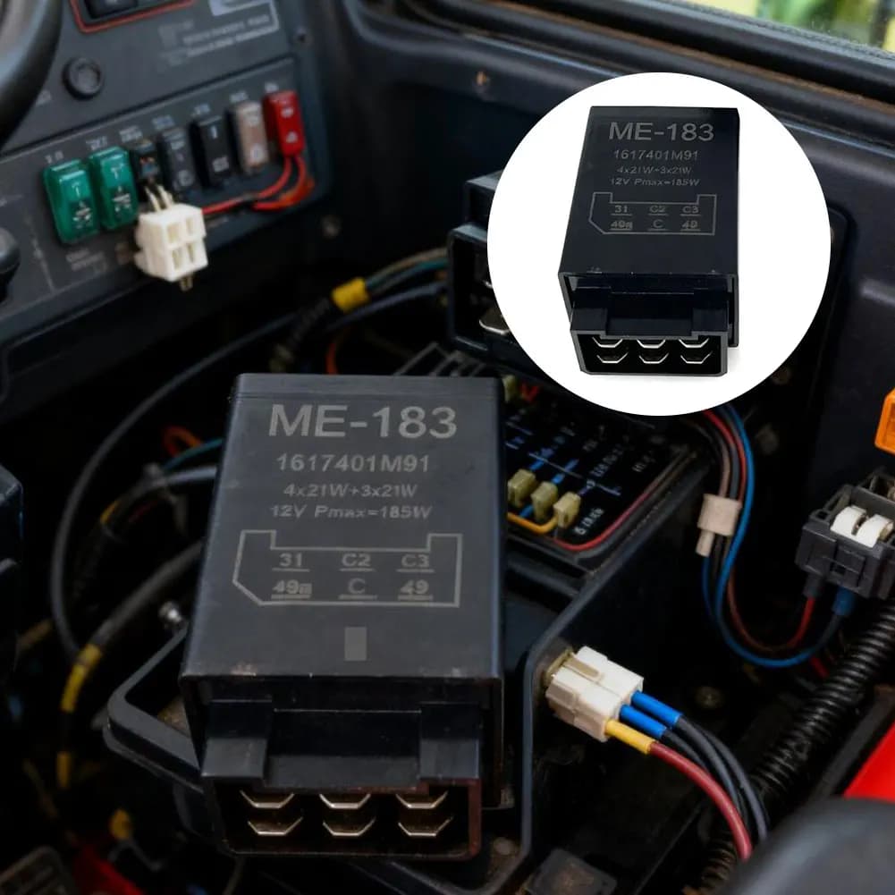 6핀 12V 깜빡이 릴레이 트랙터 농기계 자동차 트럭 OEM 1617401M1