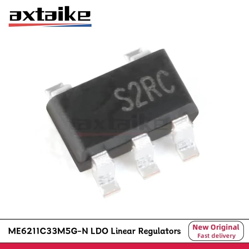 20PCS ME6211C33M5G-N ME6211C33M5G ME6211C33 SOT23-5 3.3V 500mA SMD ME6211 High Speed LDO Linear Regulators Power Chip IC