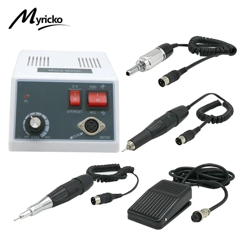 Dental  Laboratory Lab  MARATHON N3 3.5W RPM Polishing  Micromotor With 18 &102&204 Handle + E-TYPE Electric Motor M33ES