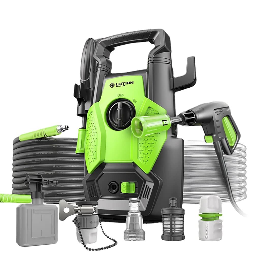 1500W 고압세척기 차량 가정용 세척 도구 220V 유럽플러그 최대 110바