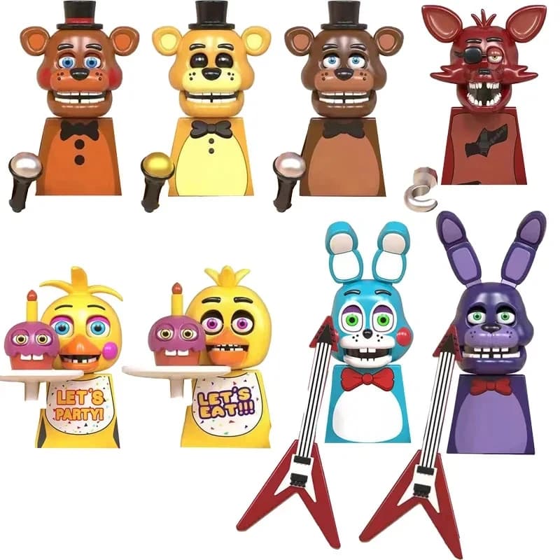 @GG1001 Anime Cartoon Model Bricks Horrible Thriller Mini Compatible Assemble Puzzle Toy Building Blocks Children Birthday Gifts